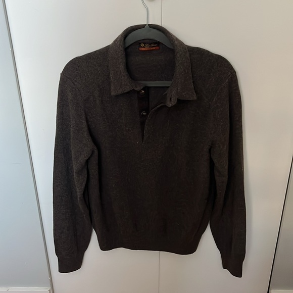Loro PIANA brown sweater size 48 - Picture 2 of 8